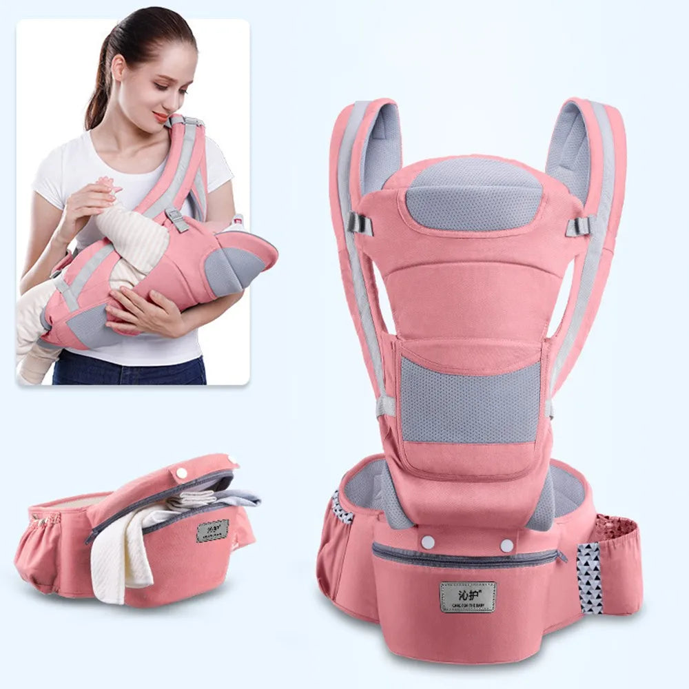 Newborn Ergonomic Baby Carrier Backpack Infant Baby Hipseat Carrier Front Facing Ergonomic Kangaroo Baby Wrap Sling Travel