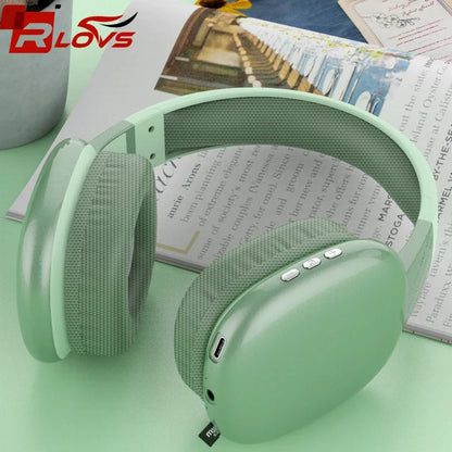 Wireless Headphones Bluetooth Headset with Mic Noise Cancelling Headsets Stereo Sound Earbuds Sports Headphones Supports TF