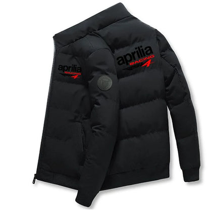 APRILIA Winter Men Zipper Jackets Fashion Warm RACING Casual Windproof and Cold Resistant Fashion Tops Coat Comfortable Clothes