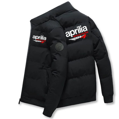 APRILIA Winter Men Zipper Jackets Fashion Warm RACING Casual Windproof and Cold Resistant Fashion Tops Coat Comfortable Clothes