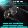 Fashion Bluetooth V5.3 smart glasses eye glass Outdoor HD Call Music Wireless SG16 PRO Headphones Anti-touch UV For Men Women